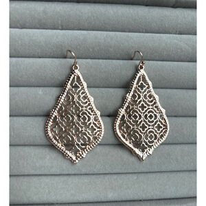 Designer Inspired Earrings, Teardrop shape.